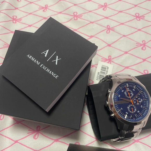 Armani Exchange Other - Armani Exchange Navy Chronograph Timepiece